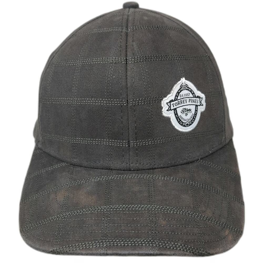 Legendary Torrey Pines South Course Golf Hat Gray One Size Baseball Cap Fitted